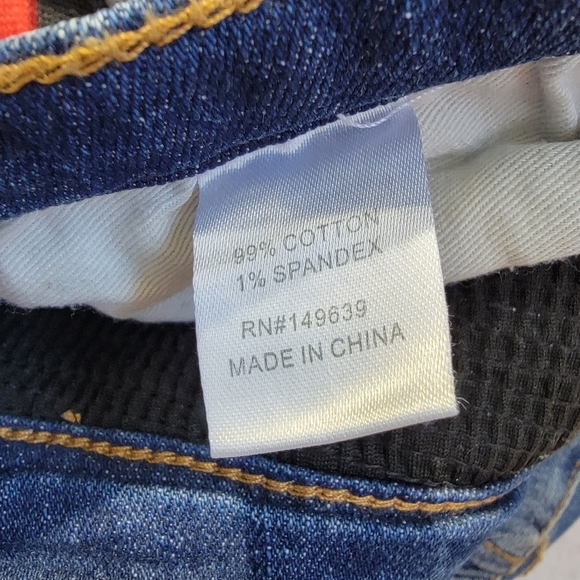 PREME Mens Distressed Red Black Side Stripe Moto Denim Jeans Streetwear 38 / 34 - Picture 11 of 13